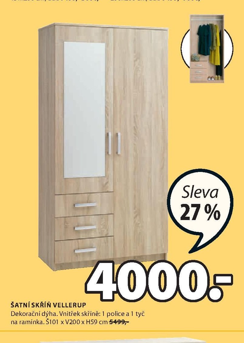 ŠATNÍ SKŘÍŇ VELLERUP