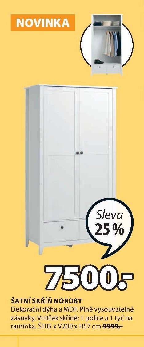 ŠATNÍ SKŘÍŇ NORDBY