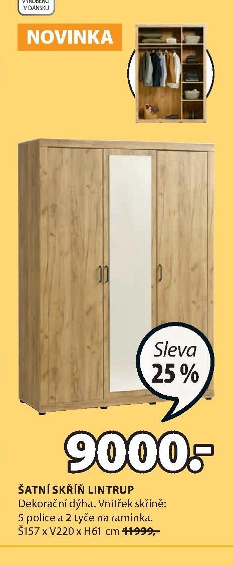 ŠATNÍ SKŘÍŇ LINTRUP