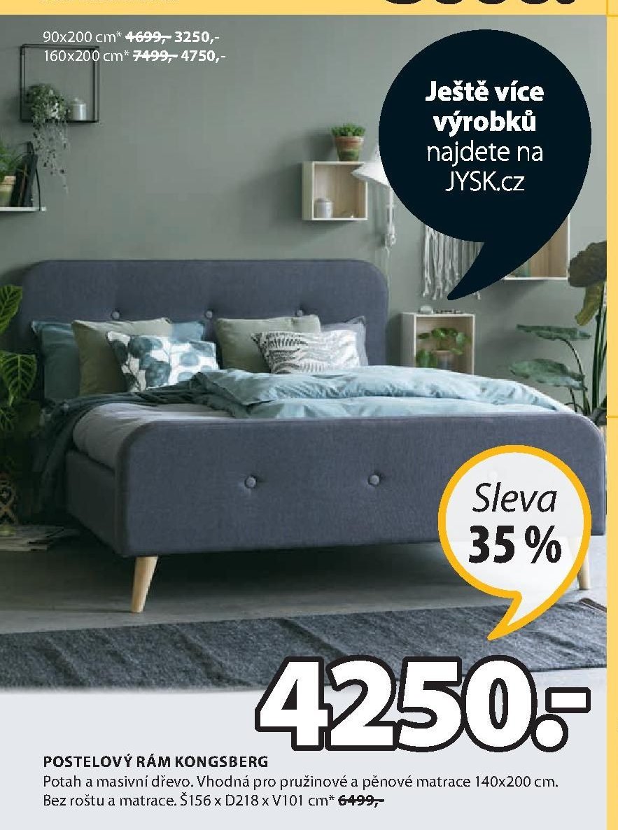 POSTELOVÝ RÁM KONGSBERG