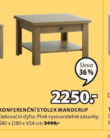 KONFERENČNÍ STOLEK MANDERUP