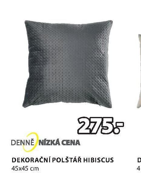 DEKORAČNÍ POLŠTÁŘ HIBISCUS