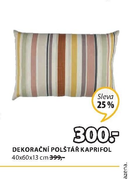 DEKORAČNÍ POLŠTÁŘ KAPRIFOL