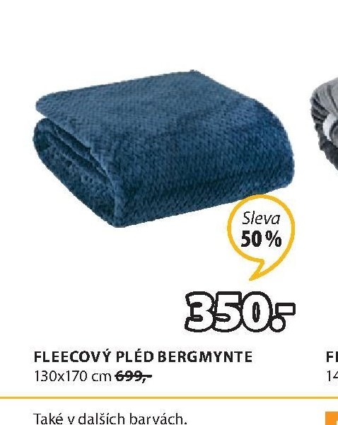 FLEECOVÝ PLÉD BERGMYNTE
