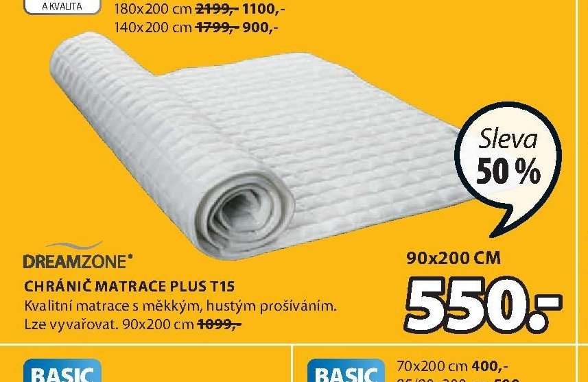 Chránič matrace PLUS T15