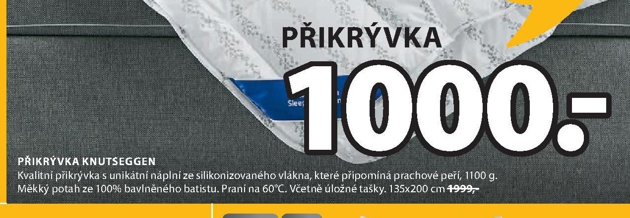 Přikrývka KNUTSEGGEN 135x200 cm