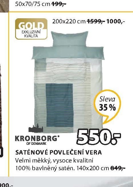 Saténové povlečení VERA