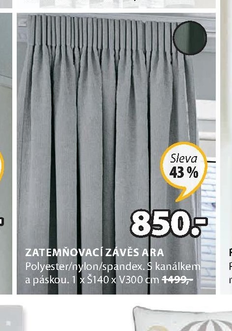 ZATEMŇOVACÍ ZÁVĚS ARA