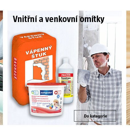 Vnitřní a venkovní omítky