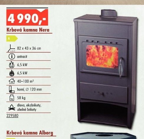 Krbová kamna Nera