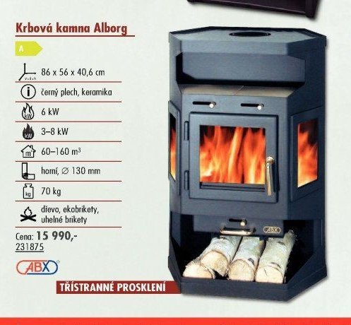 Krbová kamna Alborg