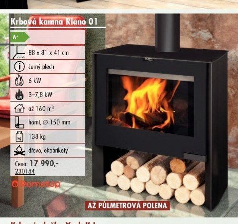 Krbová kamna Riano 01