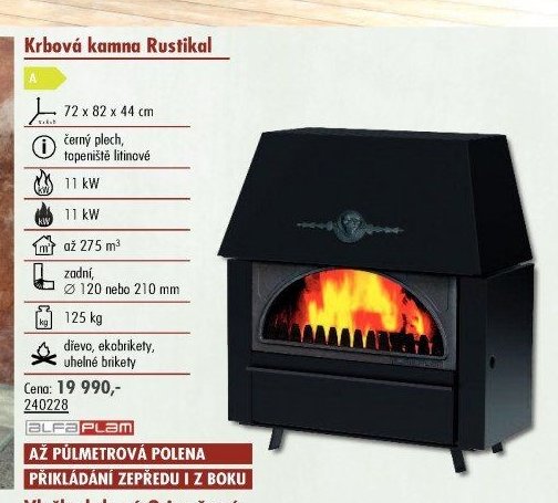 Krbová kamna Rustikal