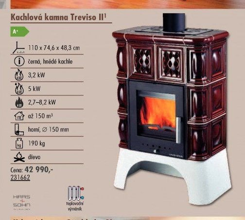 Kachlová kamna Treviso II