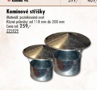 Komínové stříšky