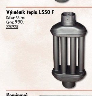 Výměník tepla L550 F
