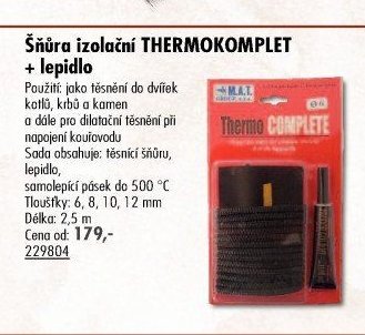 Šňůra izolační THERMOKOMPLET + lepidlo