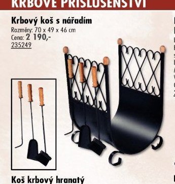 Krbový koš s nářadím