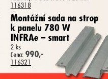 Montážní sada na strop k panelu INFRAe - smart