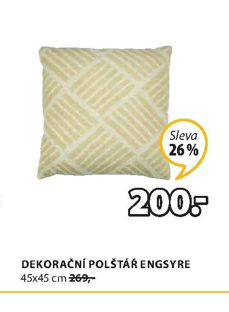 DEKORAČNÍ POLŠTÁŘ ENGSYRE
