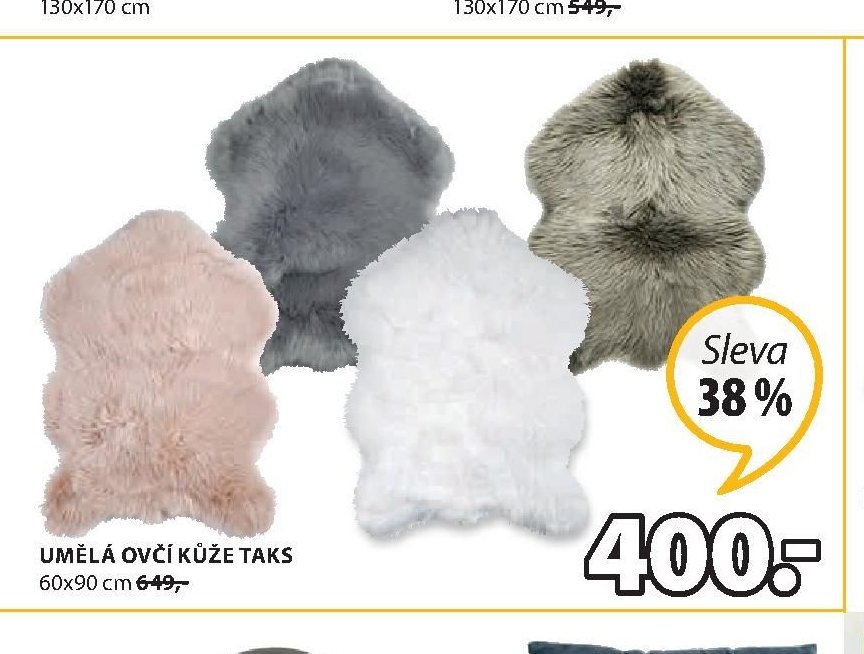 UMĚLÁ OVČÍ KŮŽE TAKS