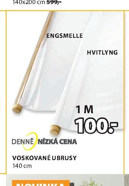 VOSKOVANÉ UBRUSY
