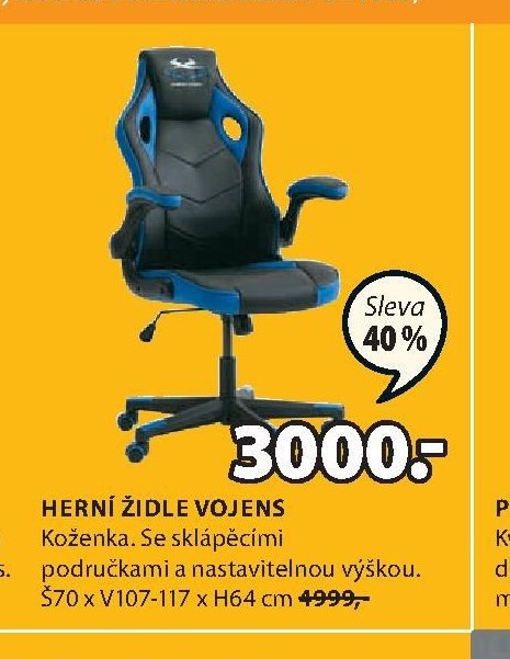 HERNÍ ŽIDLE VOJENS