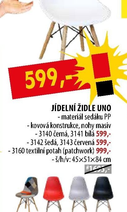JÍDELNÍ ŽIDLE UNO