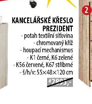 Kancelářské křeslo Prezident