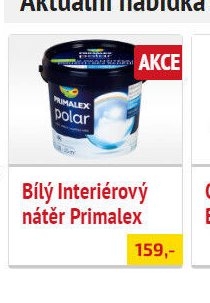 Bílý Interiérový nátěr Primalex