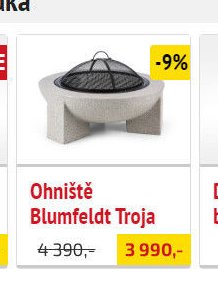 Ohniště Blumfeldt Troja