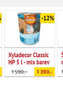 Xyladecor Classic HP 5 l - mix barev