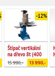 Štípač vertikální na dřevo 8t
