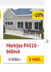 Markýza P4510 - béžová