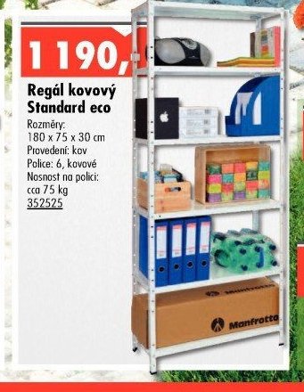 Regál kovový Standard eco