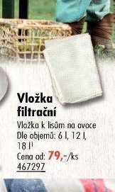 Vložka filtrační
