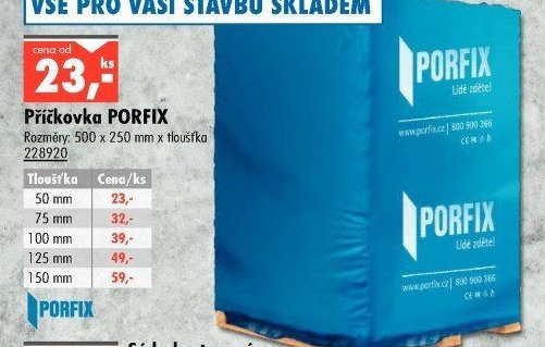 Příčkovka PORFIX
