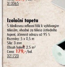 Izolační tapeta