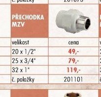 PŘECHODKA MZV