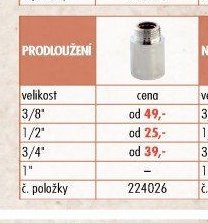 PRODLOUŽENÍ