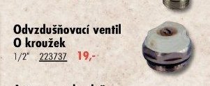 Odvzdušňovací ventil O kroužek