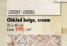 Obklad beige, cream