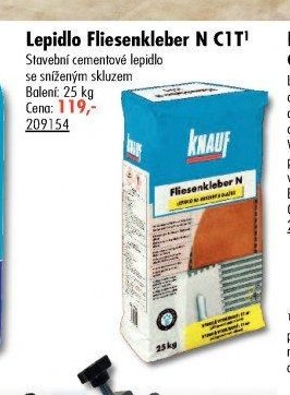 Lepidlo Fliesenkleber N C1T