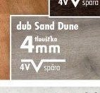 Vinyl dub Sand Dune 4mm 4V spára