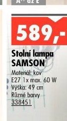 Stolní lampa SAMSON