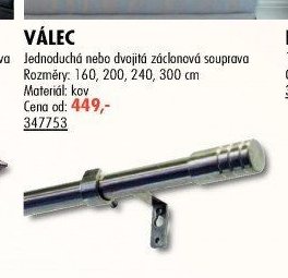 Záclonové soupravy VÁLEC