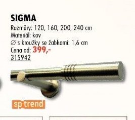 Záclonové soupravy SIGMA