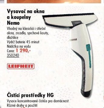 Vysavač na okna a koupelny Nemo