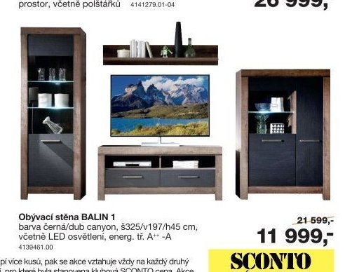 Obývací stěna BALIN 1
