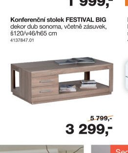 Konferenční stolek FESTIVAL BIG